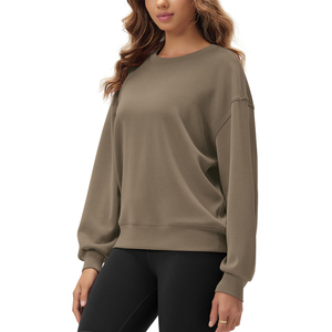 Sweat-shirt décontracté pour femmes avec logo personnalisé en gros, nouvelle arrivée 2025, streetwear de haute qualité, sweat-shirt pour femmes - Product Image 6
