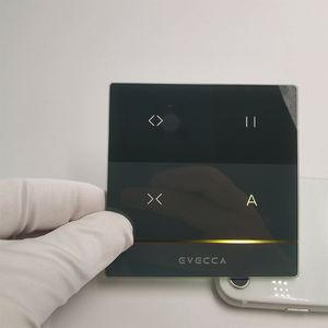 Panneau en verre trempé résistant aux rayures 9H pour interrupteur d'éclairage intelligent tactile de 86mm-Verre en silicate d'aluminium avec ruban VHB 3 M - Product Image 5