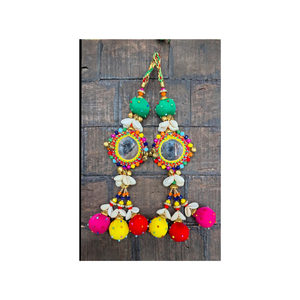 Estilo de playa hecho a mano tres capas llavero borlas bolso encanto colgante joyería bohemio multicapa colorido Boho borla llavero - Product Image 1