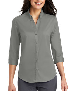 Modern Women's <b>Shirt</b> Fashionable Casual Long Sleeve Blouse Button Down Soft Breathable Comfortable Elegant <b>Office</b> Wear Trendy - Product Image 5
