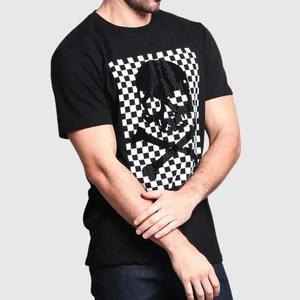 Camisetas deportivas de secado rápido transpirables de 100% algodón de manga corta con logotipo personalizado para hombre - Product Image 1