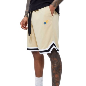 Pantalones Cortos Deportivos Casuales de Malla 100% Poliéster, Cintura Elástica, Transpirables, de Secado Rápido, con Logotipo Personalizado OEM para Hombre - Product Image 1