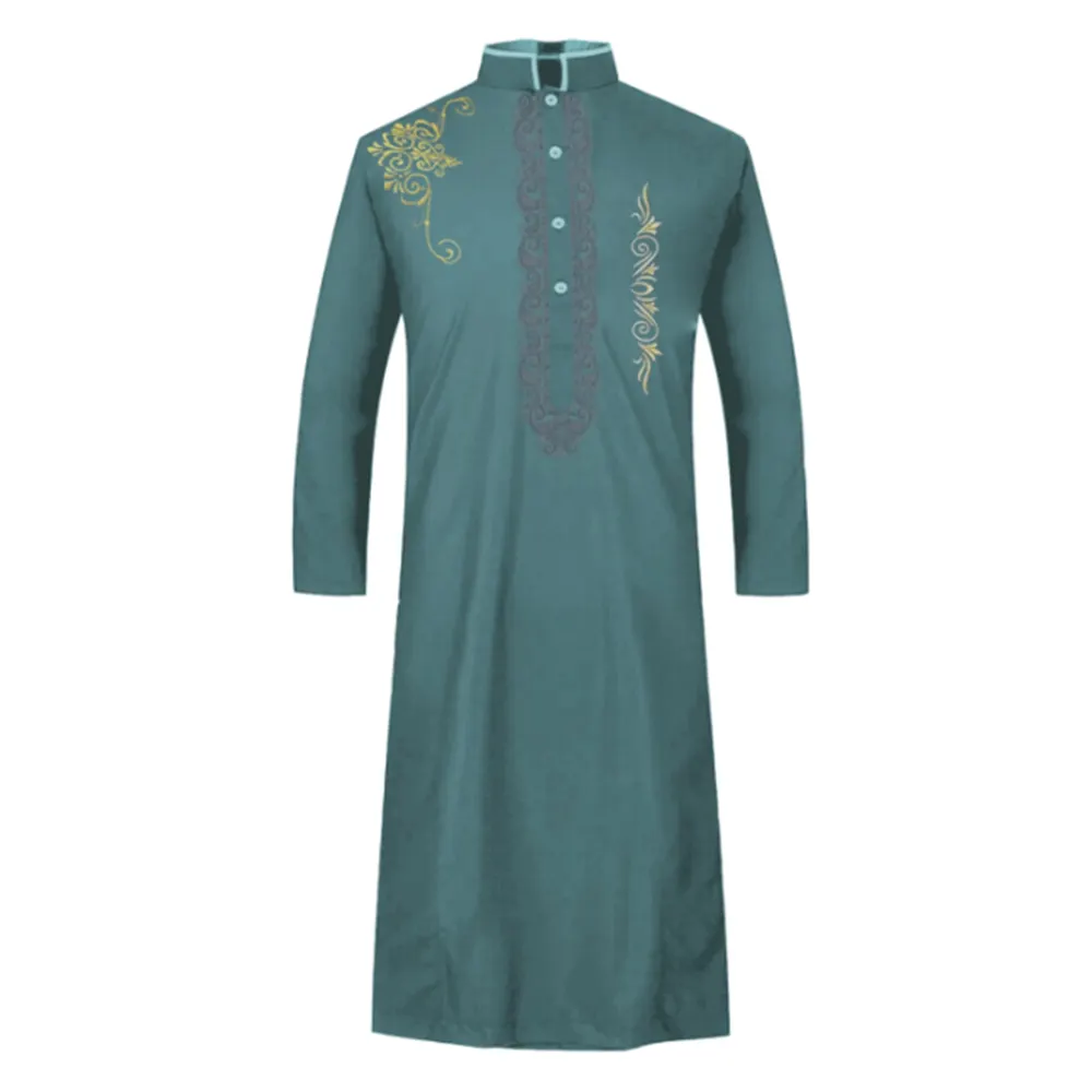 Mens Muslim Islamic Jubbah Thobes Hochwertige traditionelle arabische Katar-Stil Roben Großhandel Caftan Kaftan 2023