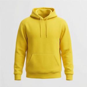 Sweat-shirts personnalisés pour hommes, 100% coton molletonné, coupe classique, avec poche, respirant, séchage rapide, streetwear d'hiver - Product Image 1
