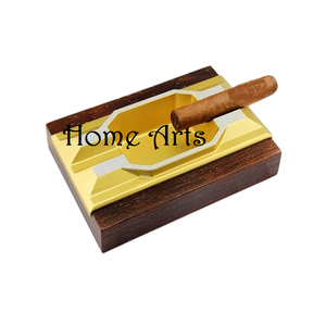 Cendrier en bois et acier inoxydable au design unique Cendrier de fumeur de taille personnalisée de la meilleure qualité pour fournisseur en gros - Product Image 4