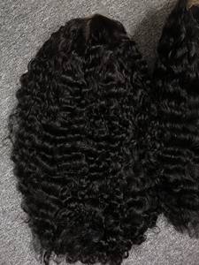 Extensiones de cabello humano virgen rizado frontal de encaje HD de alta calidad peluca estilo vietnamita recto cabello humano de alta calidad - Product Image 5