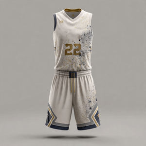 OEM Printed Football <b>Basketball</b> Uniform Training <b>Basketball</b> Jersey <b>Shorts</b> Unisex V-Neck Sleeveless <b>Basketball</b> Uniforms <b>Men</b> - Product Image 1
