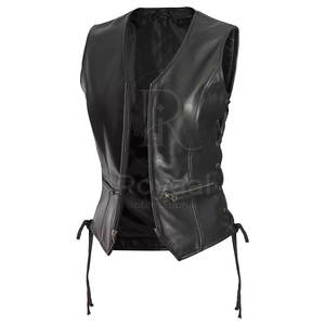 Chaleco de Cuero de Primera Calidad, Precio Razonable, Venta al Por Mayor, Último Diseño, Chaleco de Cuero Transpirable para Venta en Línea - Product Image 3