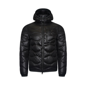 Vestes d'hiver matelassées pour hommes, à capuche avec col montant, logo sur le devant, doublure en coton, couleurs et tailles personnalisables, service OEM - Product Image 5