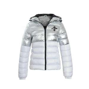 Nueva chaqueta acolchada con cremallera estampada transpirable Nueva chaqueta de invierno con logotipo personalizado más vendida 100% poliéster de ATLANTIC - Product Image 2