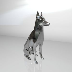Metal Dog Sculpture Animal Art Sculpture for Homes and Garden Decoration Animal Sculpture Direct From Manufacturer and Exporter - Product Image 6