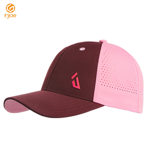 MOQ bajo impermeable corte láser sombreros Logotipo de goma personalizado prensa de calor algodón/poliéster gorras estructuradas Unisex alta calidad sombreros de Golf - Product Image 5