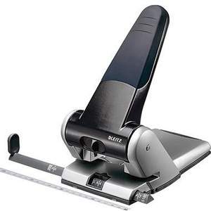 เครื่องเจาะกระดาษ Leitz ขนาด 8 ซม. สำหรับ 65 แผ่น สีดำ ทำจากอะลูมิเนียม รุ่น 80 G/m - Product Image 1