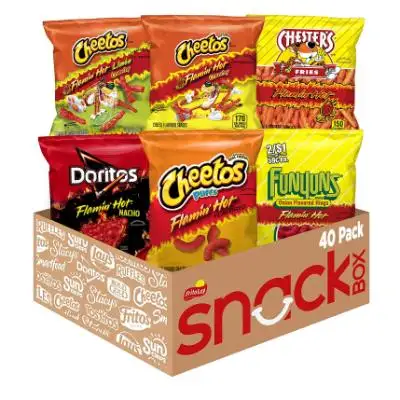 رقائق Cheetos Flamin Hot Crunchy استيراد الولايات المتحدة الأمريكية (1 × 226، 8 جرام)
