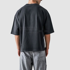 เสื้อยืดโอเวอร์ไซส์ ยูนิเซ็กซ์ ผ้าฝ้าย 100% ระบายอากาศได้ดี ผลิตจำนวนน้อยได้ แห้งเร็ว เป็นมิตรกับสิ่งแวดล้อม ดีไซน์ล่าสุด สไตล์สตรีทแวร์ - Product Image 5