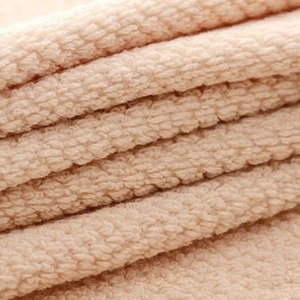 Beige Cotton Towel Set Woven Solid Color Rectangular Home Use Skin-Friendly Towels - Product Image 6