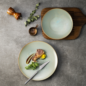 Plato <span class=keywords><strong>de</strong></span> Pescado <span class=keywords><strong>de</strong></span> <span class=keywords><strong>Porcelana</strong></span> China Verde Azulado Oriental con Logotipo Personalizado YAYU, <span class=keywords><strong>Platos</strong></span> Ovalados <span class=keywords><strong>de</strong></span> Cerámica para Comida Tailandesa y Ensaladas para Restaurante - Product Image 5