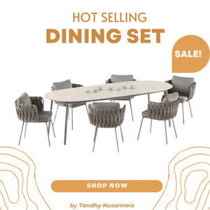 Ensemble table à manger et chaises de style européen moderne Mobilier de restaurant Ensemble de salle à manger de haute qualité - Product Image 6