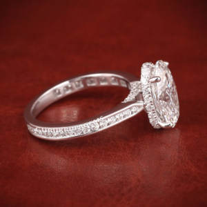 Nuevas llegadas Moda de lujo Lab Grown Diamond Anillos Mujeres Joyería Compromiso Anillo de bodas 925 Plata - Product Image 4