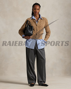 เสื้อสเวตเตอร์แฟชั่นลำลองสำหรับผู้หญิง คุณภาพสูงพิเศษ สำหรับฤดูหนาว ติดกระดุมด้านหน้า คอเสื้อปรับแต่งได้ ผลิตจากขนสัตว์ 100% ป้องกันการเป็นขุย แห้งเร็ว ขายส่ง - Product Image 5