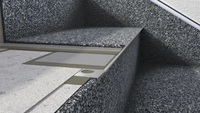 Profil de nez de marche Renoplast V moderne en aluminium étanche à simple bordure pour escaliers, drainage, sols en résine, balcon/terrasse 5
