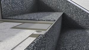 เรโนพลาสต์ ®   โปรไฟล์อะลูมิเนียมรูปตัววีสำหรับพื้นเรซิ่น - โปรไฟล์บันได, โปรไฟล์ขอบกระเบื้อง - Product Image 6