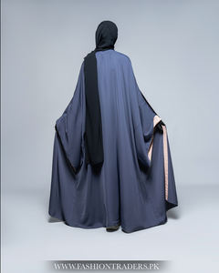 Vestido de manga larga elegante Abaya islámico modesto de tela Premium para mujeres musulmanas sólido disponible a granel al por mayor proveedor de Pakistán - Product Image 2