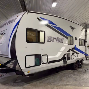 Sa Mạc cáo 24as off-road Camper Trailer hiện đại 4 người <span class=keywords><strong>Pop</strong></span> Up Mini Caravan với nhà bếp sang trọng nhẹ 4x4 RV - Product Image 1
