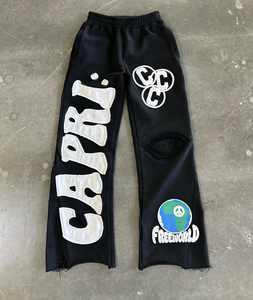 Coton Polyester coupe normale taille haute cordon de jogging décontracté grande taille polaire respirante d'hiver solide - Product Image 1