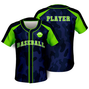 Logo brodé cousu personnalisé maillot de baseball vêtements de sport respirants pour hommes grande taille bouton conception équipe nom inclus - Product Image 4