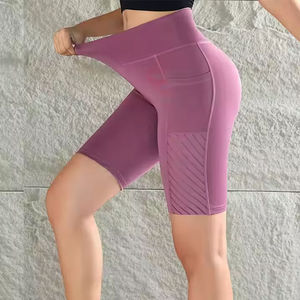 Hot Sales High Waisted Soft Gym <b>Yoga</b> <b>Shorts</b> <b>for</b> <b>Women</b> Hot Sale Gym Booty Spandex <b>Shorts</b> Plain Dyed High Quality <b>Yoga</b> <b>Shorts</b> - Product Image 4