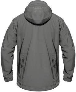 Veste softshell sur mesure pour hommes, vêtements de travail d'extérieur, imperméables et coupe-vent, pour la randonnée et l'hiver, vente en gros - Product Image 3