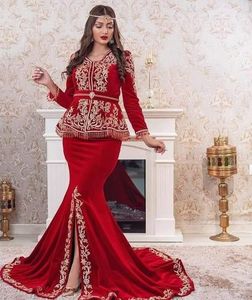 2024 élégant rouge Karakou Trail robe brodée veste en soie avec perles de verre cristal pierre de verre Dabka travail - Product Image 1