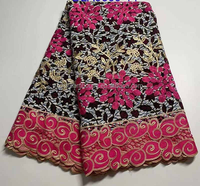 Tissu en dentelle suisse africaine en gros, brodé, pour robe de mariée, fabrication sur mesure, fournisseur OEM ODM, Cameroun