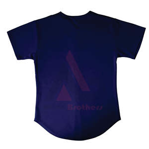 Maillot de baseball et de softball unisexe en gros, personnalisable, respirant, polyester 220g, col en V, séchage rapide, antibactérien, sublimation intégrale, le meilleur - Product Image 4