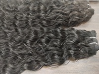 Extensions de cheveux indiens Remy vierges sains en gros, ondulations naturelles douces, styles de closure, frontals, lots à double trame, 8"-32"