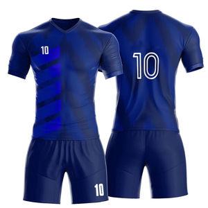 Ensemble de maillots de football personnalisés pour hommes, à sublimation, à séchage rapide, 100% polyester, avec impression de logo personnalisée pour un usage sportif - Product Image 6
