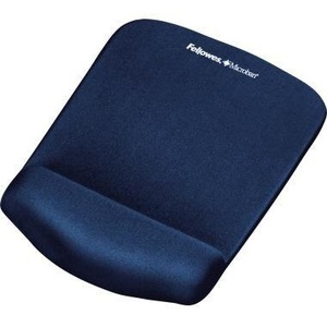 Fellowes PlushTouchT Lycra Blue Fournitures de bureau 18,42 X 2,54 X 23,81 cm (L X H X T) Tapis de souris 18,42 X 2,54 X 23,81 cm (L X H X T) - Product Image 1