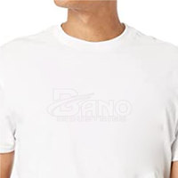 T-shirt pour homme à manches courtes, col rond, en coton/fibre de bambou, respirant, séchage rapide, de haute qualité, marque privée, 220g, en vrac
