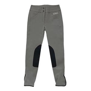 Pantalones de jinete Junior duraderos de alta calidad con parche en la rodilla Ropa ecuestre del fabricante indio para niños Equitación - Product Image 1