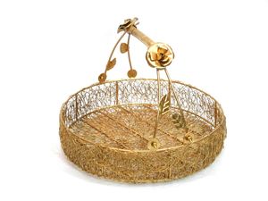 PANIER ROND EN MÉTAL FIL DE FER PANIER DÉCORATIF DE CUISINE EN FIL DE MÉTAL PANIER À FRUITS À BAS PRIX Lot de 3 - Product Image 3