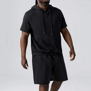 Ensemble de survêtement pour homme, veste personnalisée, sweat-shirt, short, vente chaude, imperméable, fermeture éclair - Product Image 5