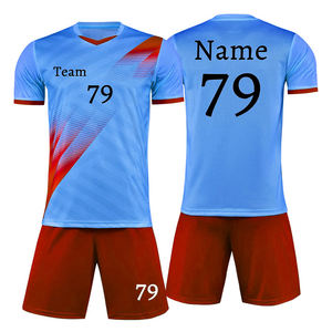 Uniformes de fútbol profesionales Color verde y blanco Sublimación Impreso Poliéster Hecho Adultos Conjuntos de uniformes de fútbol - Product Image 6