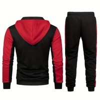 Nouveaux survêtements pour hommes de style classique à blocs de couleurs, logo personnalisé, ensembles de jogging 2 pièces pour hommes, survêtements de haute qualité, streetwear pour hommes