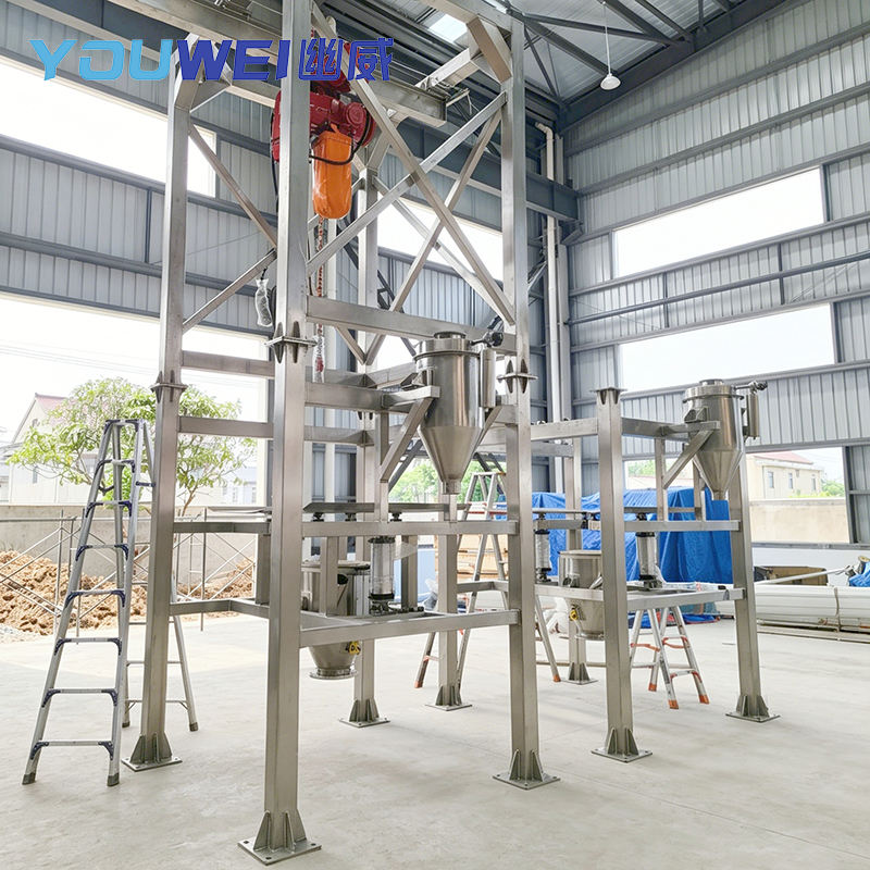 Customizable Automatic Big Bag Unloading Station Low Noise Big Bag ...