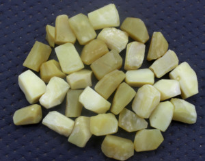 คริสตัลโอปอลสีเหลืองธรรมชาติ10ชิ้นขนาด18-20มม. อัญมณีหลวมโปร่งแสงที่ไม่ผ่านการบำบัด100% 100% ธรรมชาติ - Product Image 1