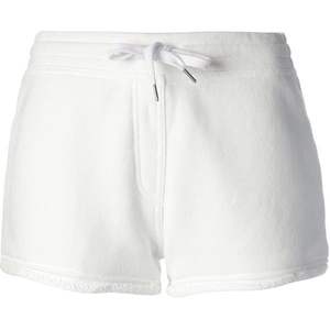 กางเกงขาสั้นเอวสูงสำหรับสตรีสีพื้นลำลองสำหรับวิ่งกลางแจ้งฟิตเนสยิม-สำหรับฤดูร้อน - Product Image 5