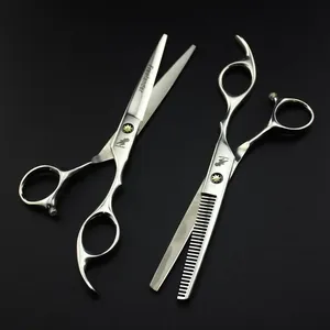 Juego de tijeras de peluquero, kit de corte de pelo profesional, tijera de adelgazamiento, peine para el pelo, tijeras de peluquería de tela - Product Image 3
