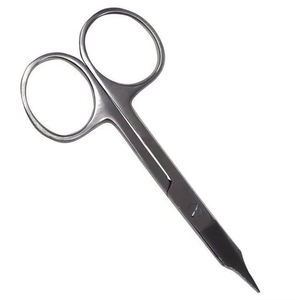 Tijeras Profesionales de Acero Inoxidable con Hoja Recta y Duradera para Recortar la Barba, Cutículas y Cejas para el Cuidado Personal - Product Image 1