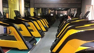 Cinta de correr para gimnasio hidráulica absorción de choque ajuste de pendiente  prueba de frecuencia cardíaca Caminadora - Product Image 3